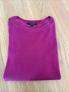 Banana Republic Raspberry Forever Crewneck Sweater